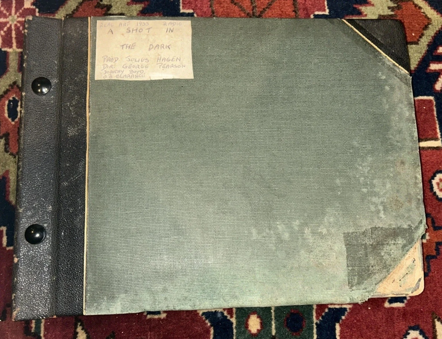 Cyril Stanborough archive album 40 mounted photos movie Shot in the Dark 1933, изображение 3