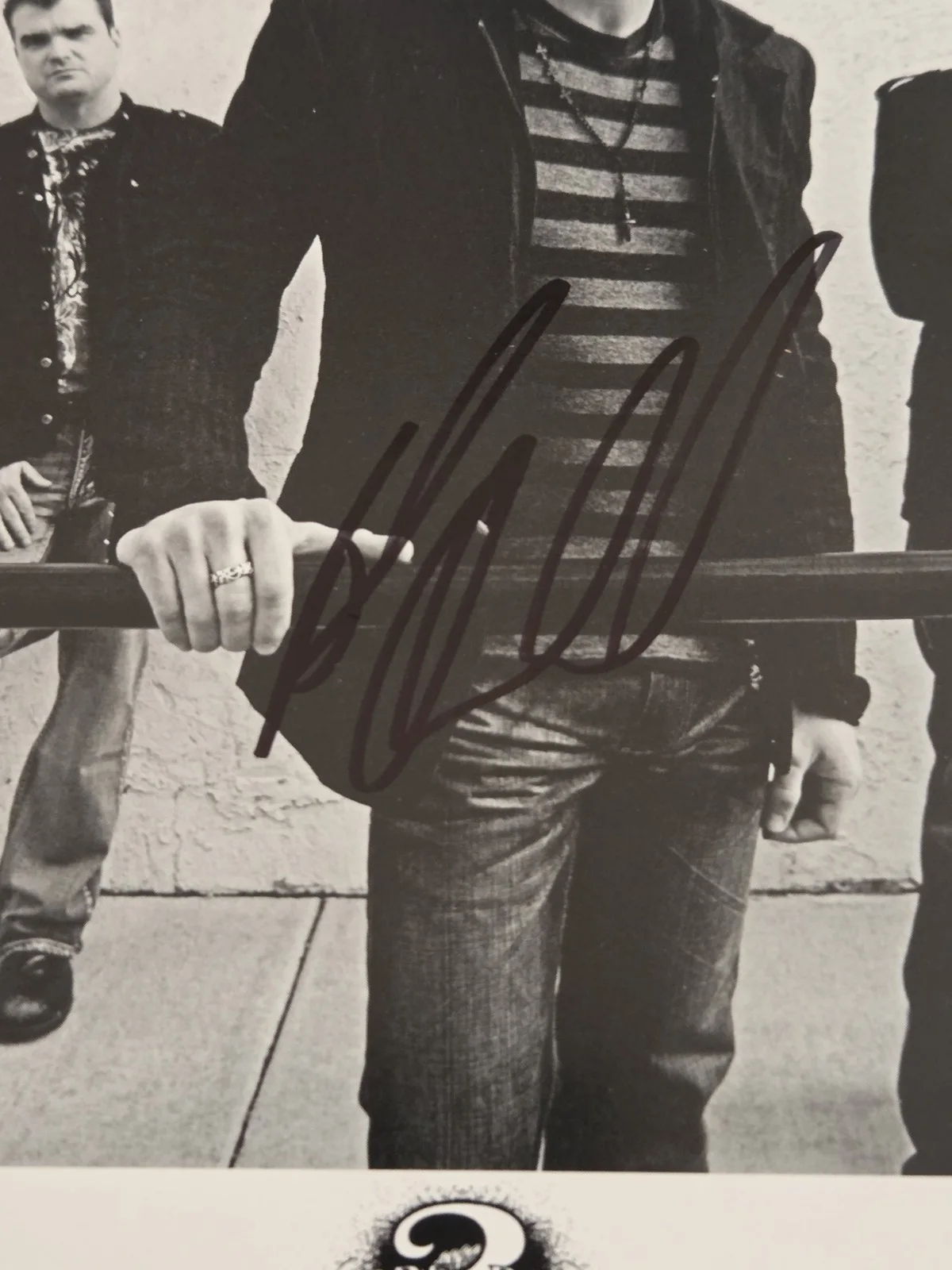 3 Doors Down Signed Auto 8x10 Photo Brad Arnold Full Band Passed Beckett Review, изображение 2