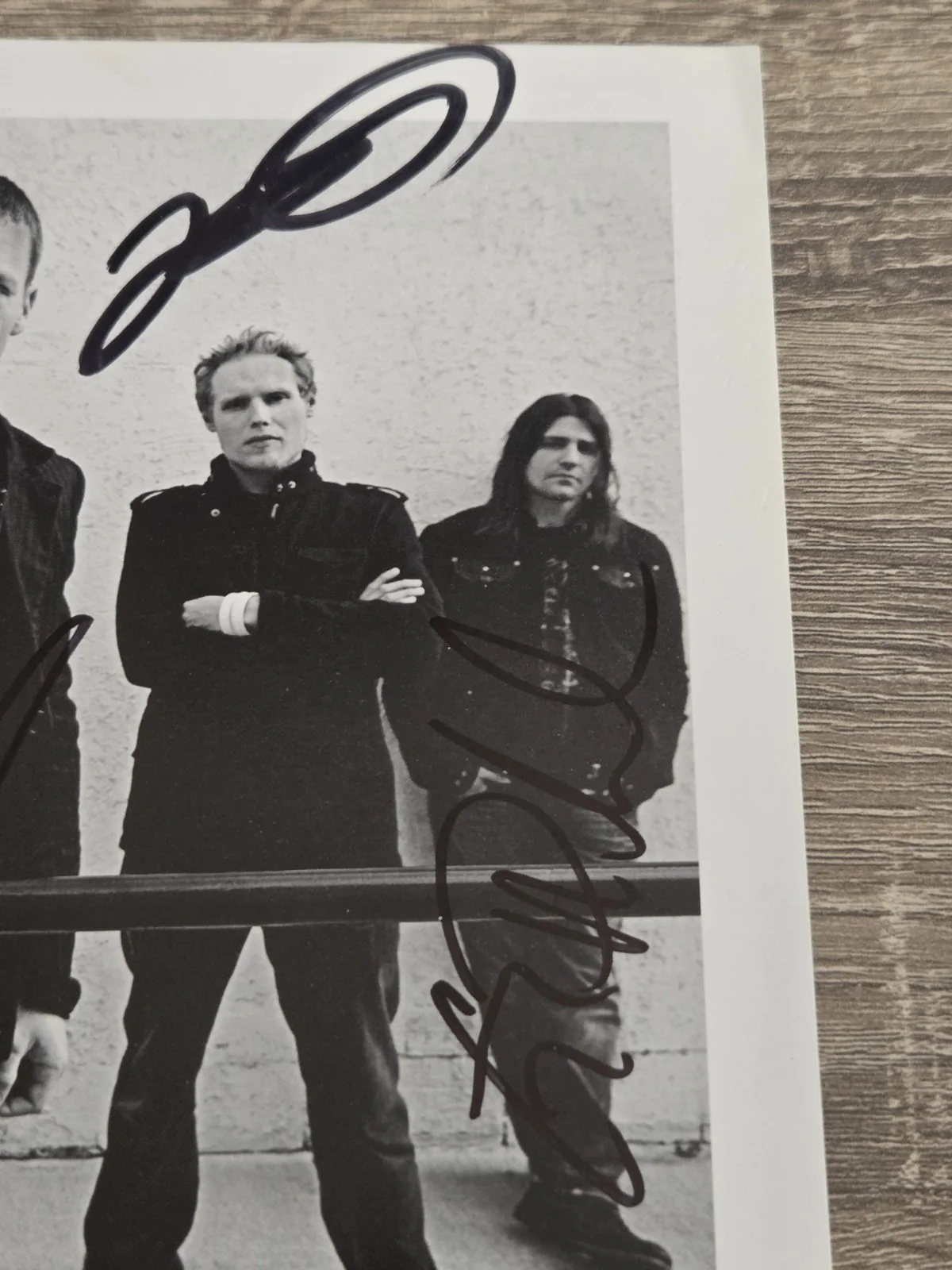3 Doors Down Signed Auto 8x10 Photo Brad Arnold Full Band Passed Beckett Review, изображение 4