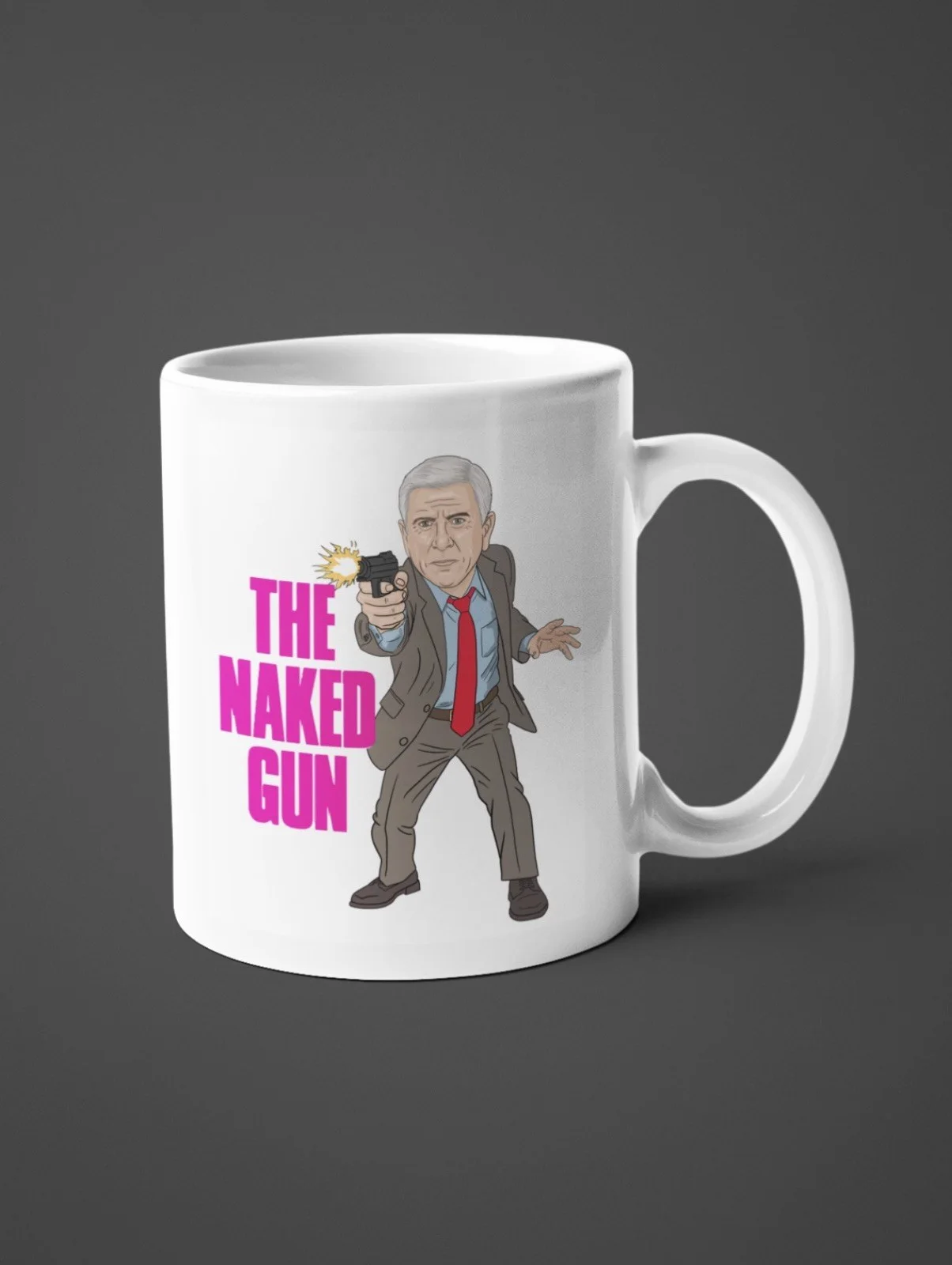 Naked Gun Movie theme Cartoon Graphic Gift Tea ,Coffee Mug, изображение 2