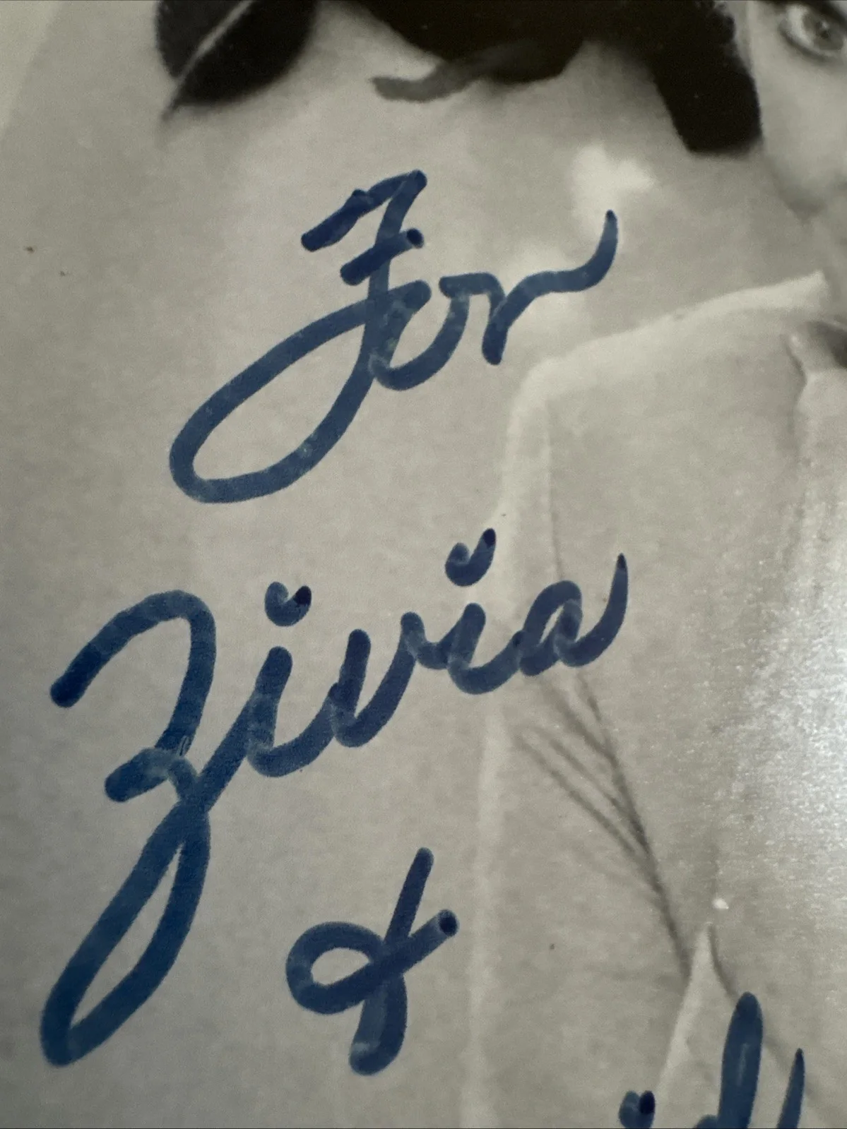 Lucille Ball — VTG HAND SIGNED LUCILLE BALL 8x10 B&W PHOTO TO PSYCHIC ZVIA HOLMES, изображение 3