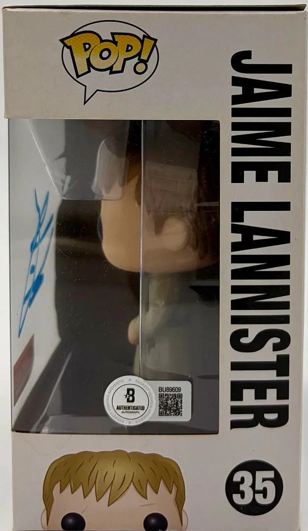 Nicolaj Costner Waldau signed Funko #35 (Game of Thrones) - Beckett COA RARE, изображение 3