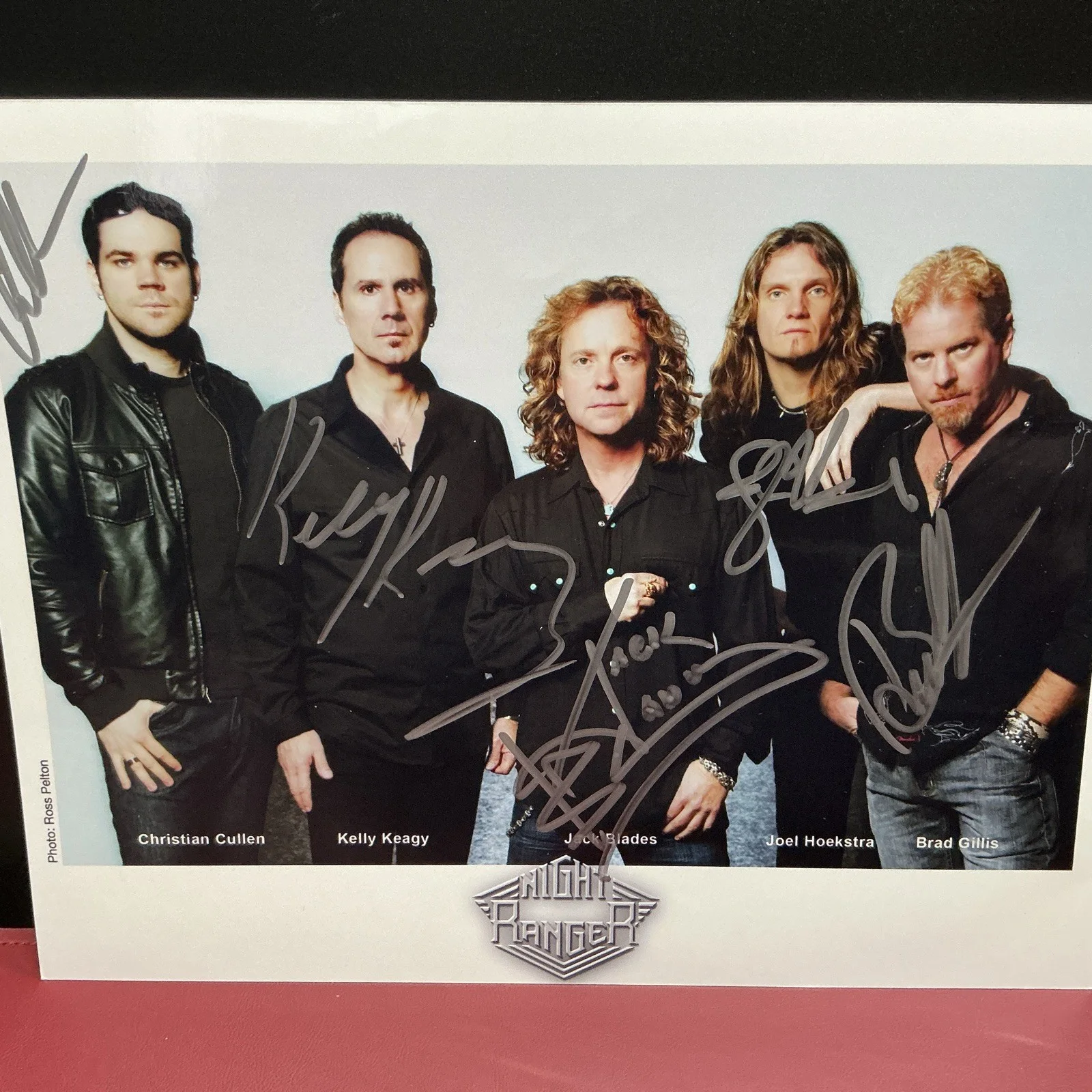 Night Ranger Signed Autographs Of All 5 Band Members ORIGINAL, изображение 4