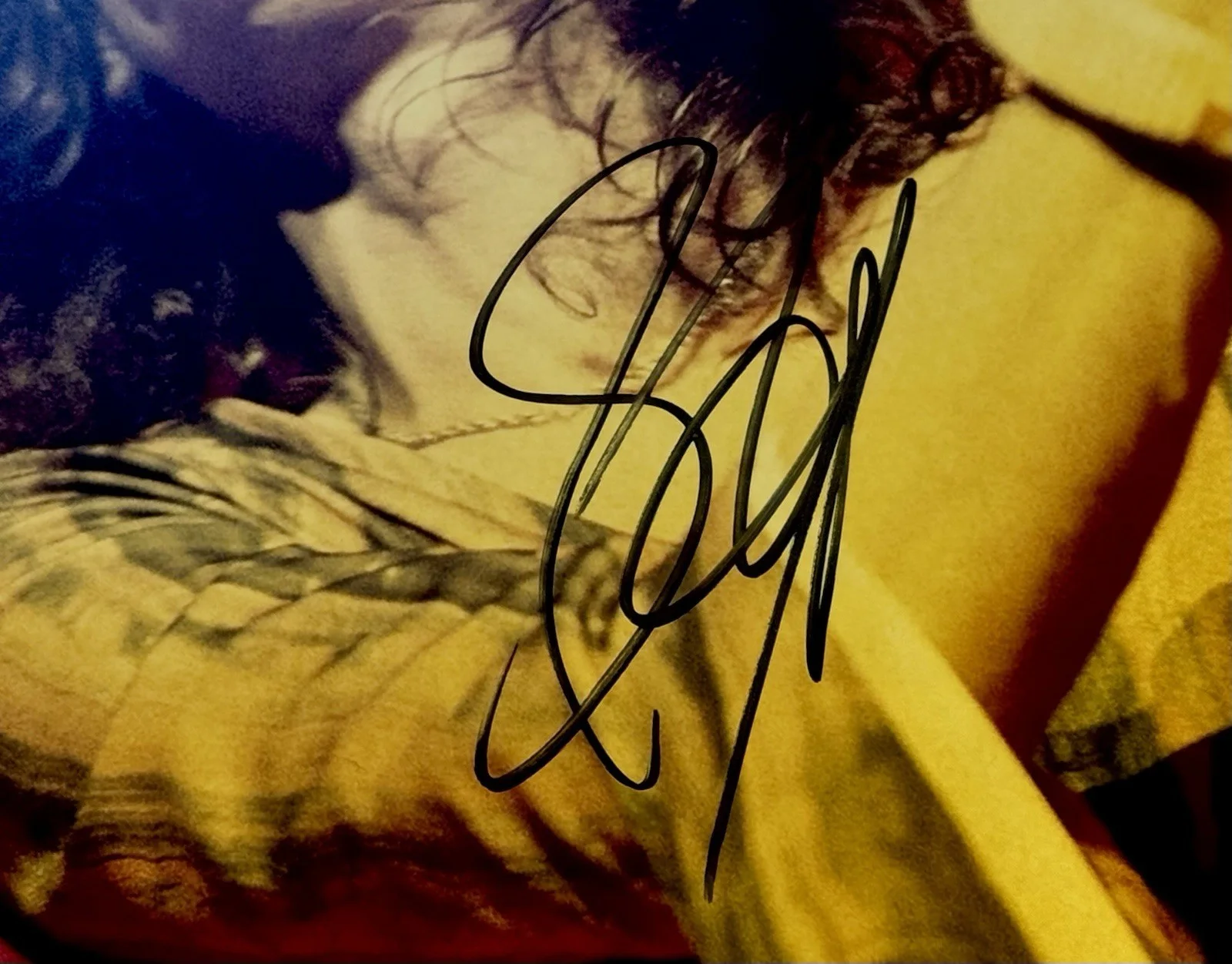 Steven Tyler signed Photo Aerosmith beckett coa, image 2