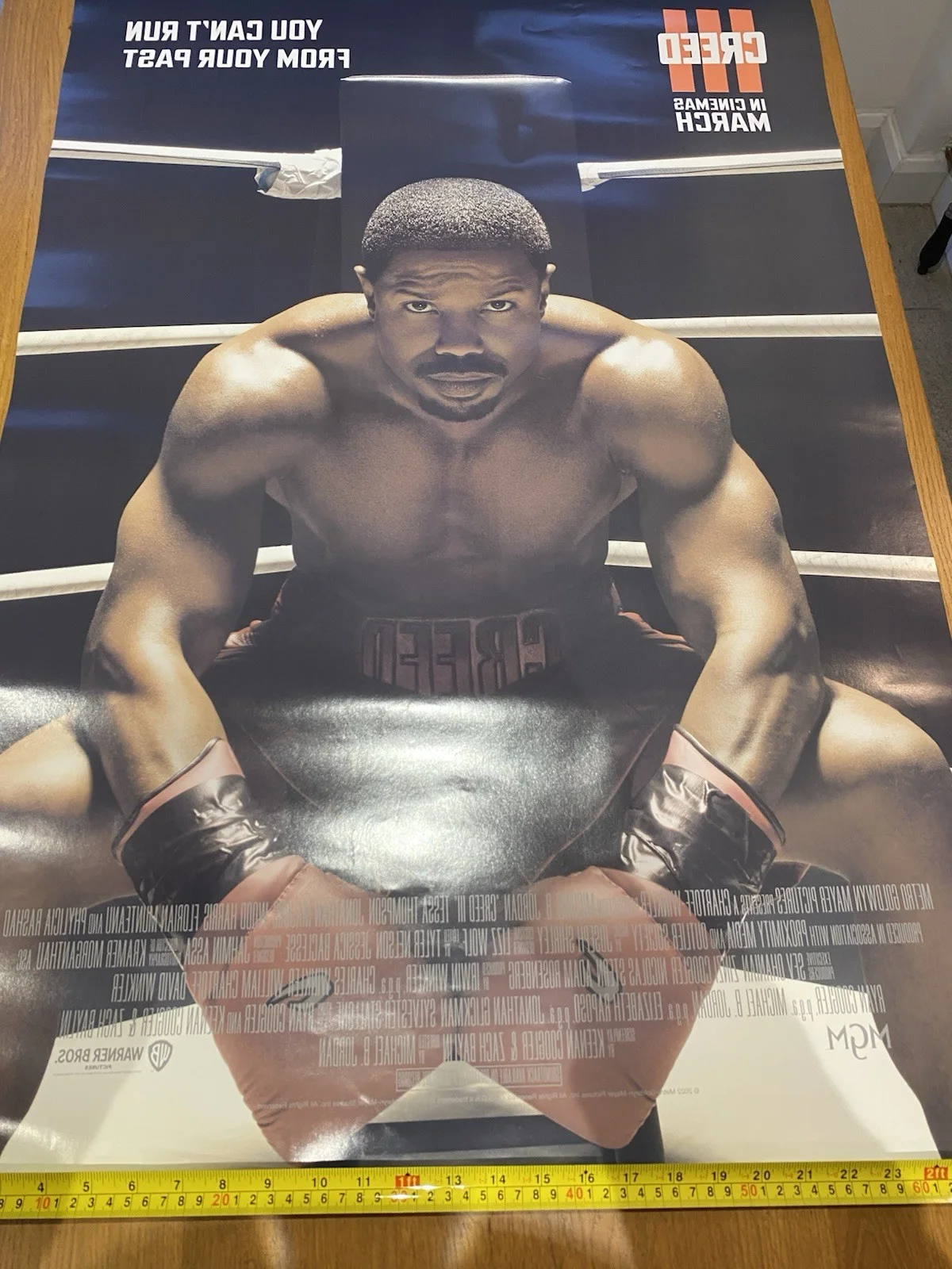 Creed 3 Quad Cinema Movie Poster (30x40") Original and Genuine!, изображение 5