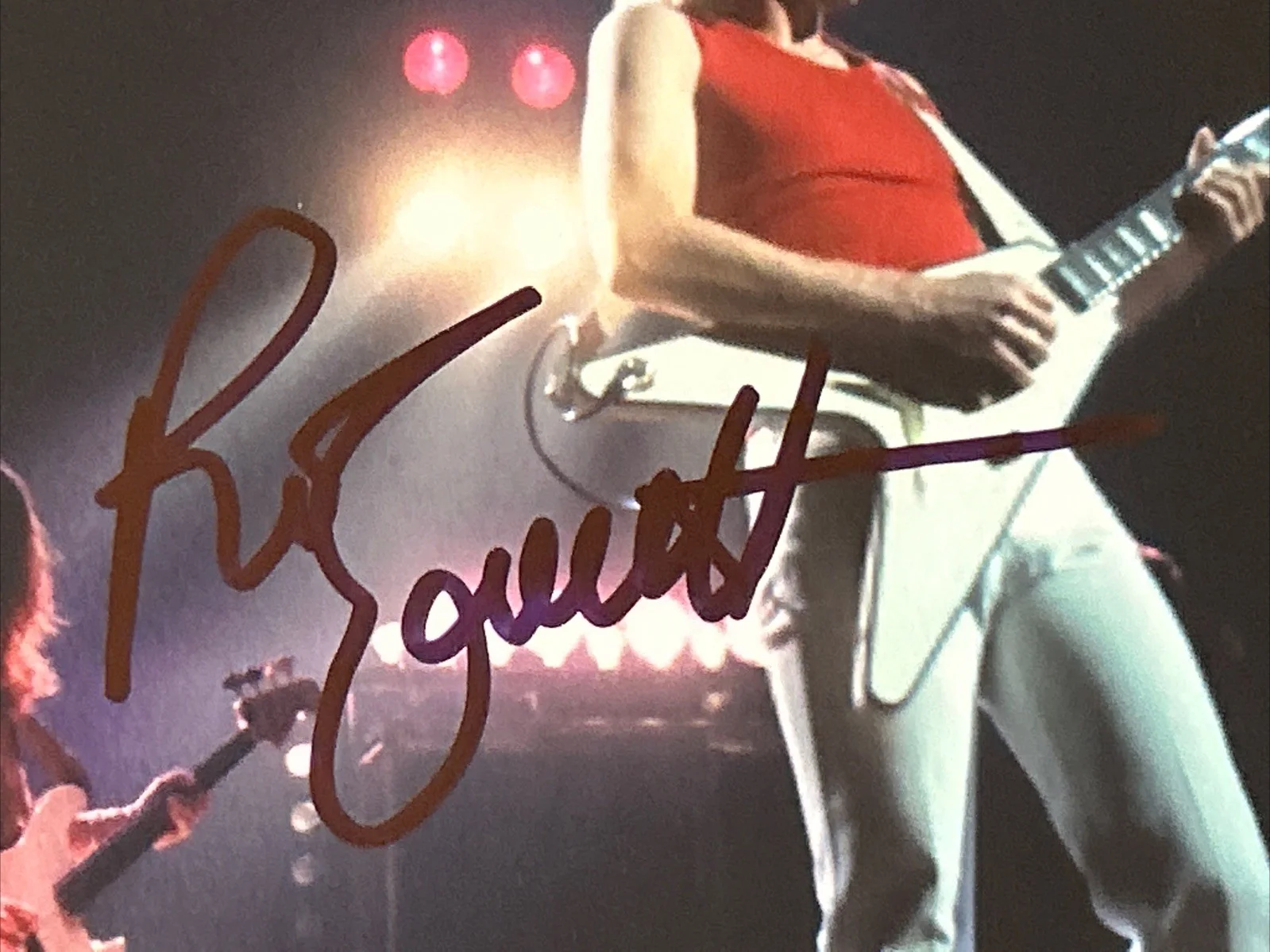 RIK EMMETT CANADIAN VOCALIST OF TRIUMPH SIGNED AUTOGRAPHED 8x10 PHOTO W/ PROOF D, изображение 3