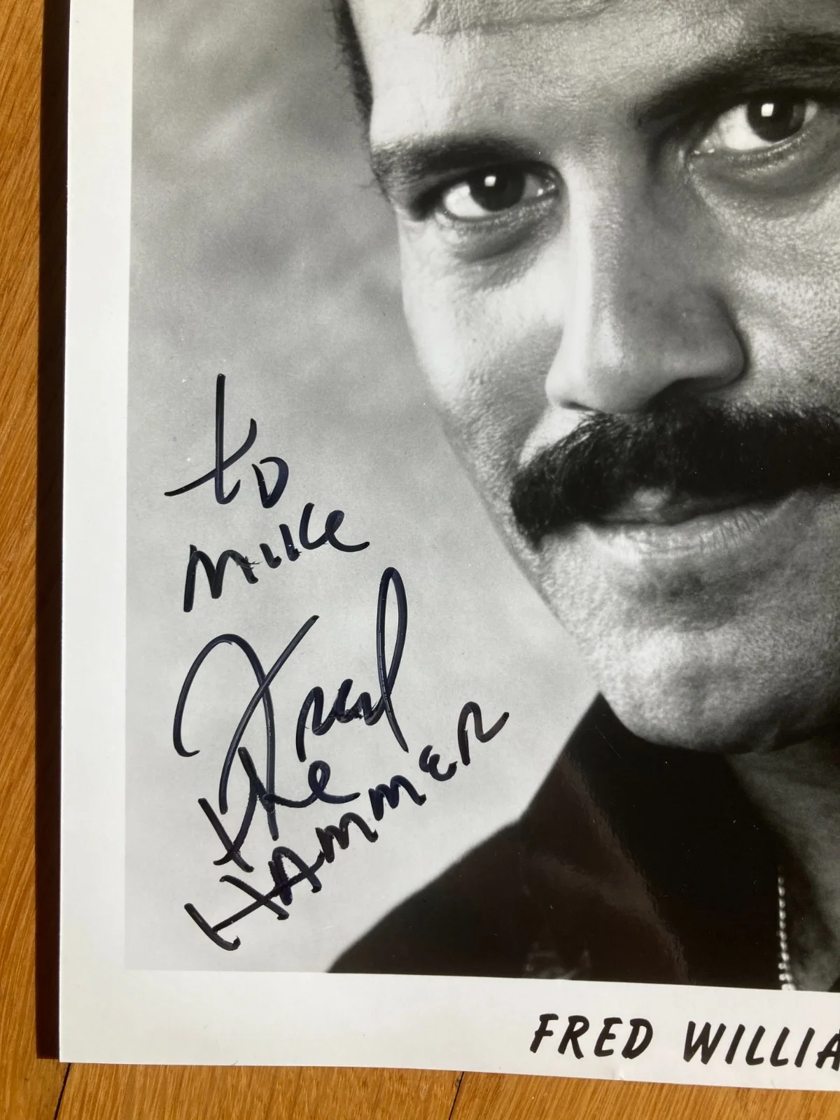 Fred Williamson — Fred Williamson Signed Autographed 8x10 Photo JSA Dusk Til Dawn Black Caesar, image 2