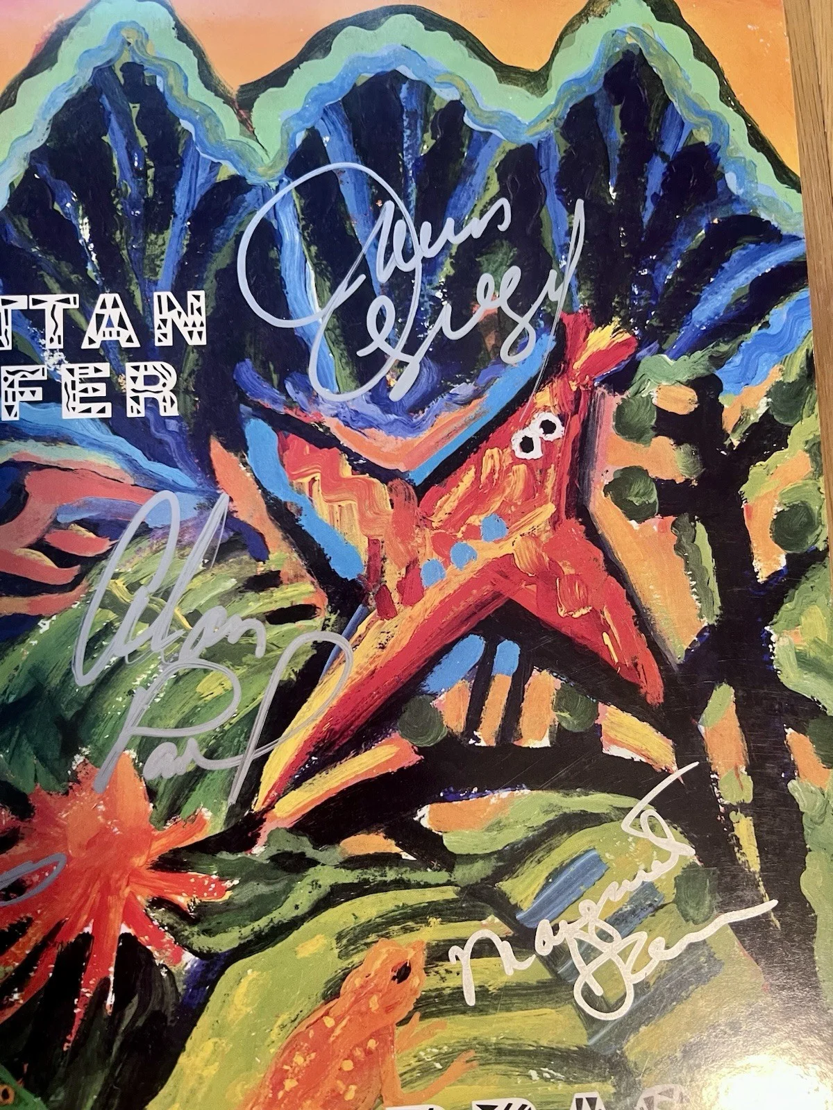 Manhattan Transfer Band Signed Autographed Brazil Record Album Rare, image 2