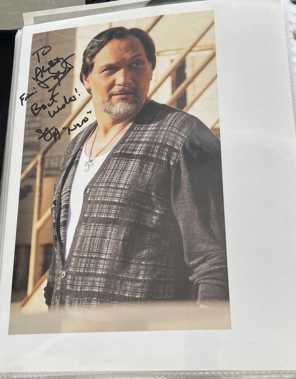 Jimmy Smits — Jimmy Smits Autograph NERO SONS OF ANARCHY SIGNED COLOR 8x10 Photo ACTOR