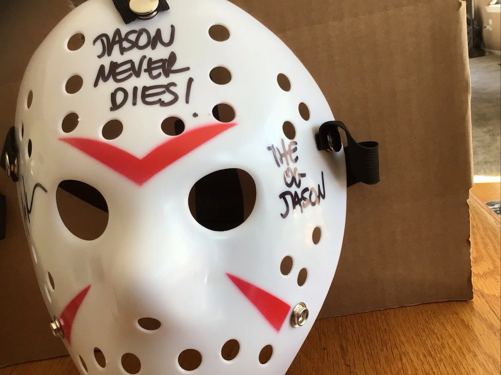 Ari Lehman — Ari Lehman Signed Jason Voorhees Mask Friday The 13th Lot Of 2, изображение 4