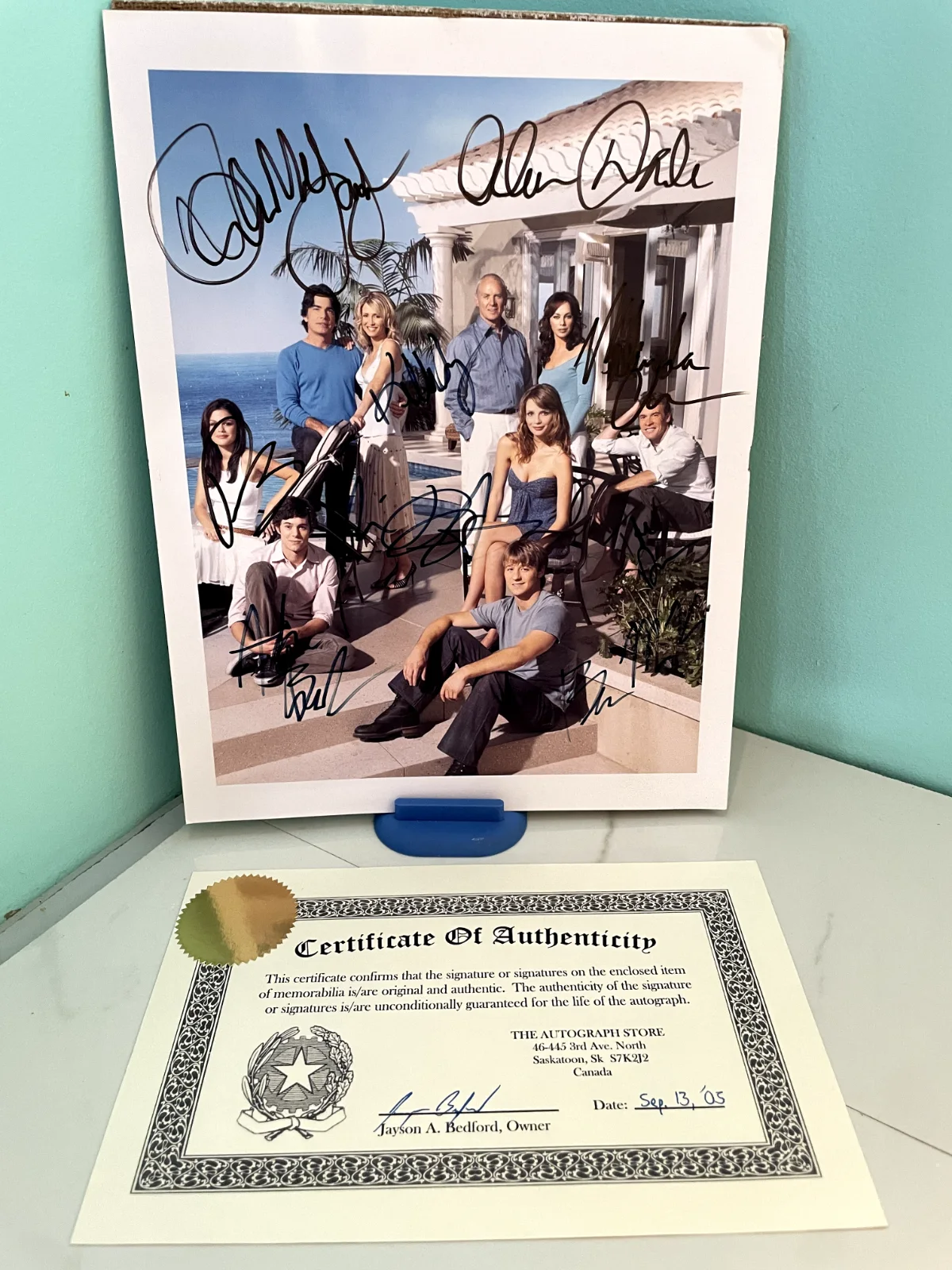The OC Cast — THE OC CAST SIGNED AUTOGRAPHED 8x10 PHOTO COA BARTON BRODY BILSON MCKENZIE + 5!!, изображение 3
