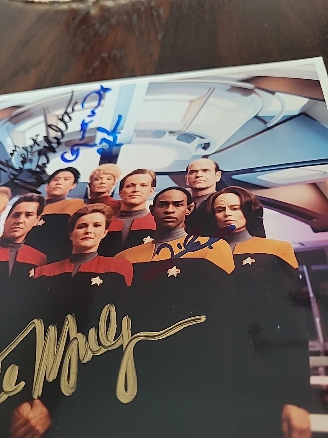 Star Trek Voyager Semi Cast Signed 8x10 Mulgrew Beltran Lein Russ Phillips +, image 4