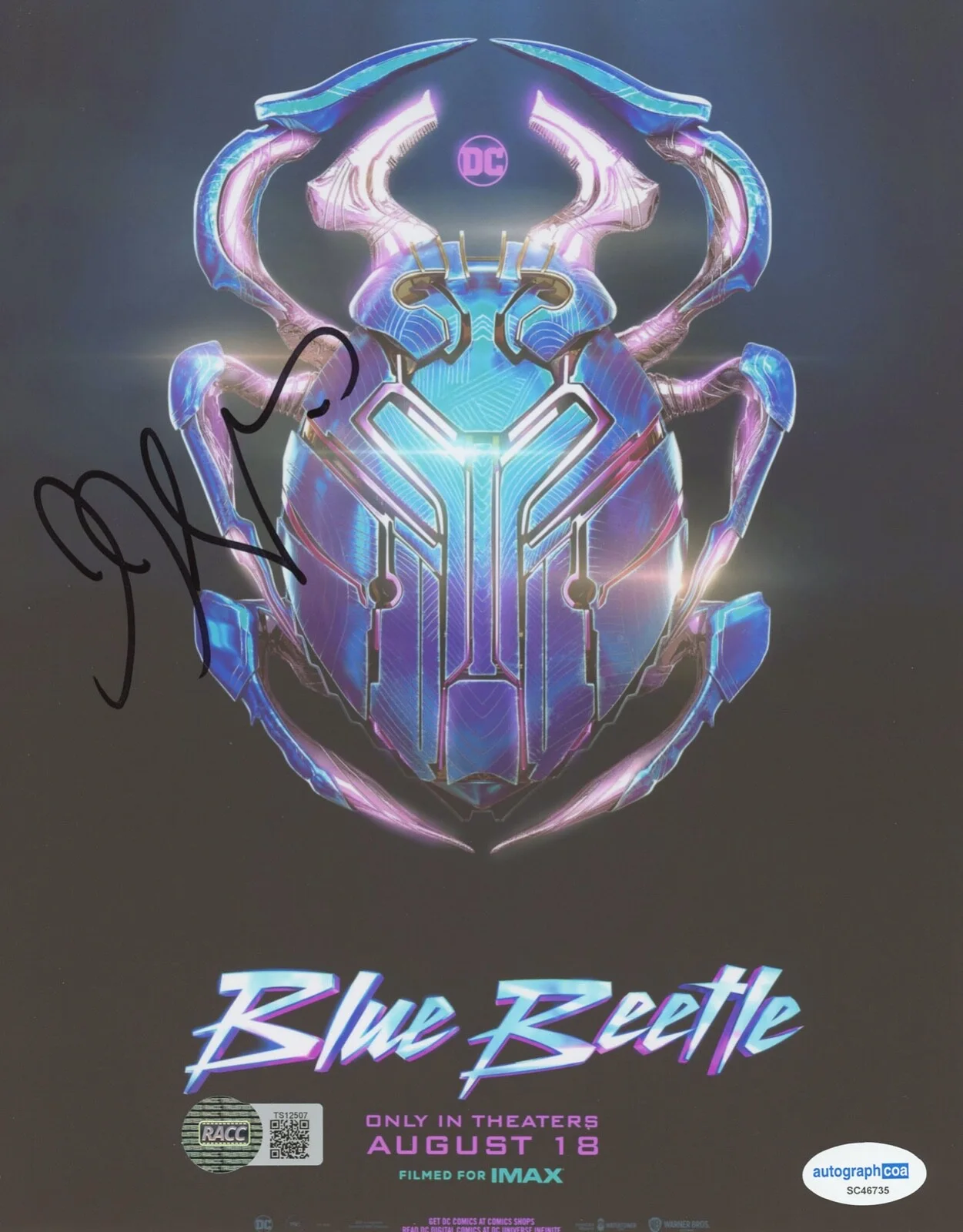 ANGEL MANUEL SOTO — Angel Manuel Soto signed "BLUE BEETLE" 8x10 Photo d WRECKING CREW Director ACOA, изображение 4