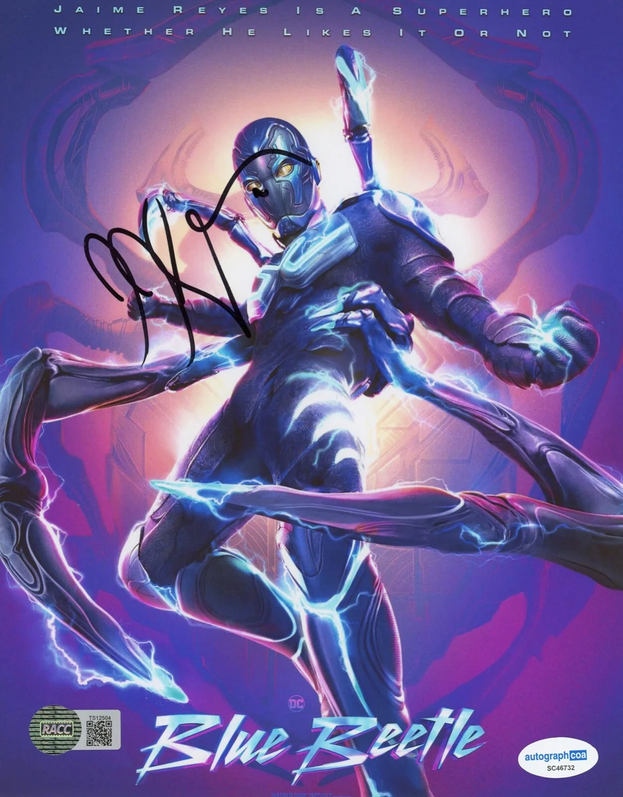 ANGEL MANUEL SOTO — Angel Manuel Soto signed "BLUE BEETLE" 8x10 Photo b WRECKING CREW Director ACOA, image 4