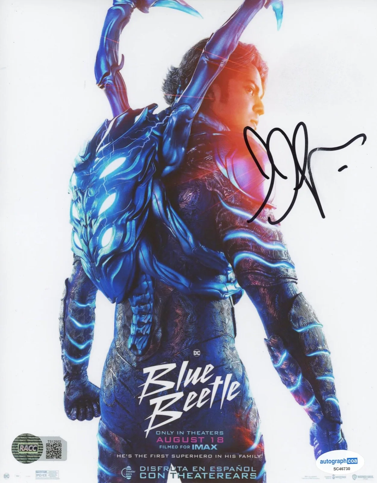 ANGEL MANUEL SOTO — Angel Manuel Soto signed "BLUE BEETLE" 8x10 Photo a WRECKING CREW Director ACOA, image 4