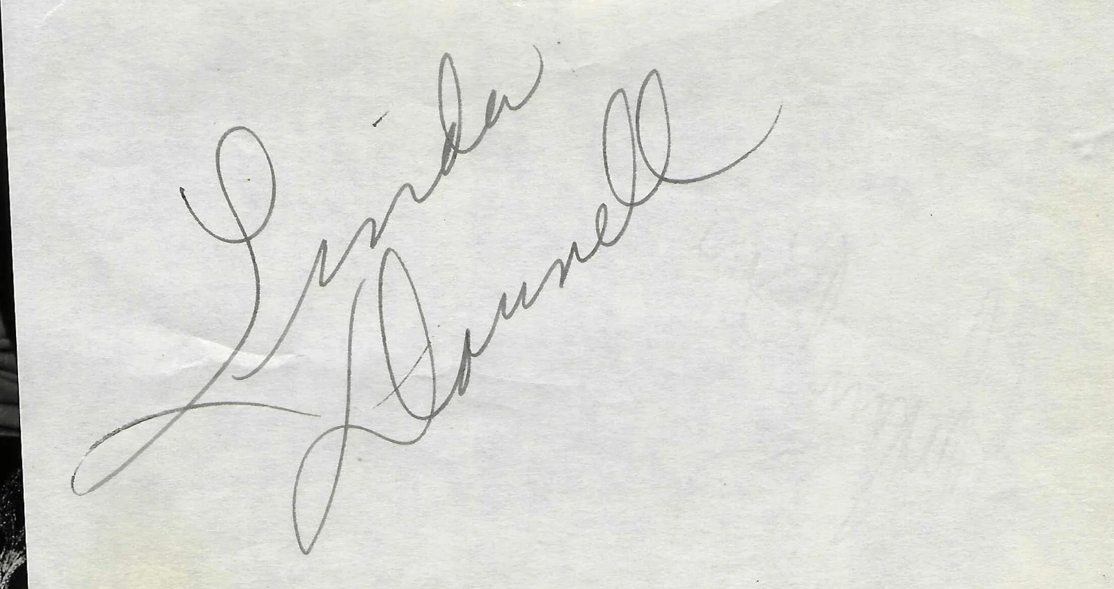 Lynn Bari, Linda Darnell — LINDA DARNELL + LYNN BARI signed page + 8x10 photo The MARK of ZORRO, изображение 2