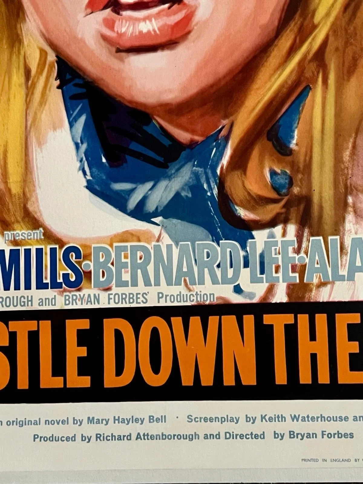 Whistle Down The Wind English One Sheet 27x40” LINEN BACKED Film Poster 1961, image 4