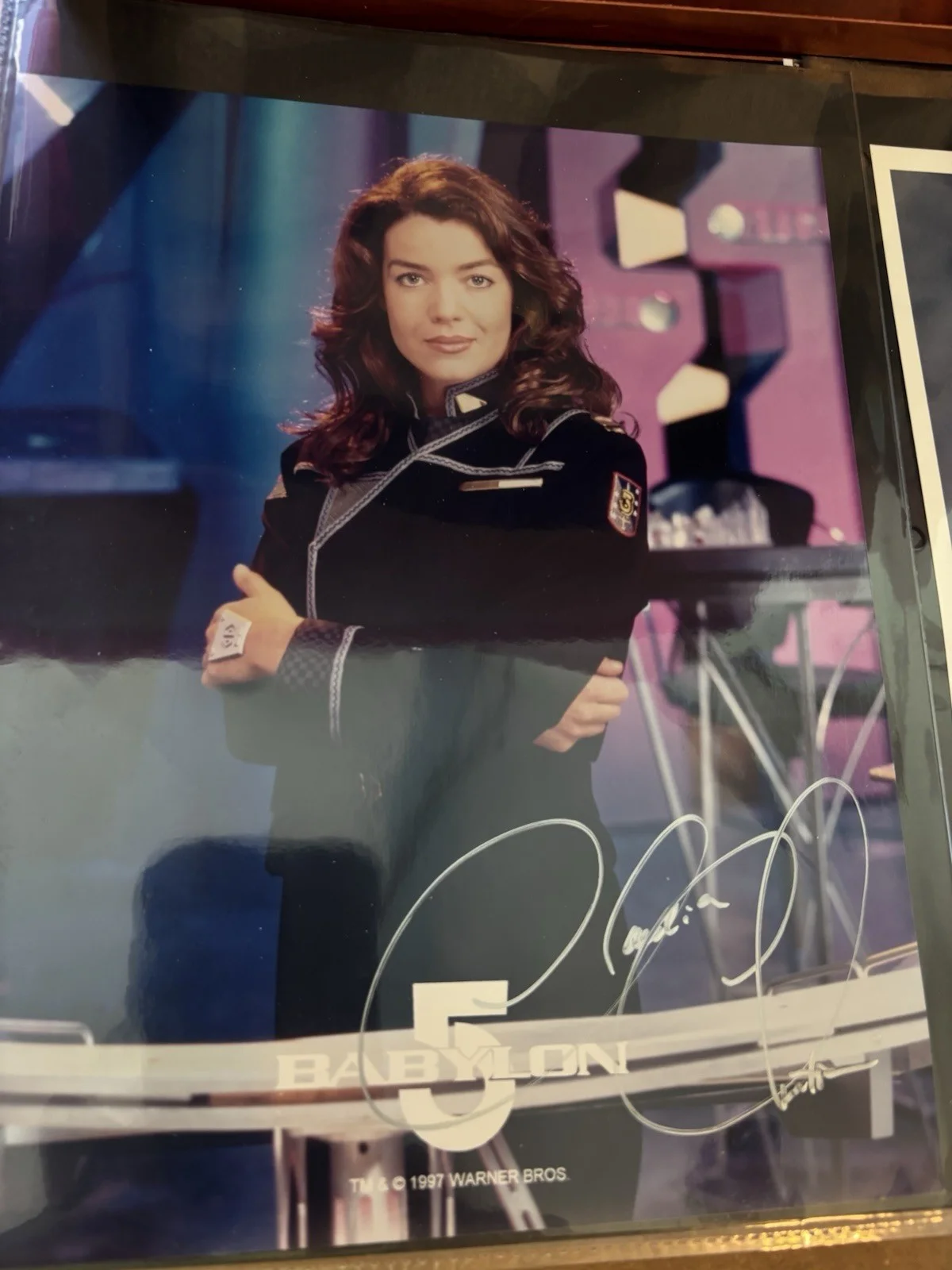 Claudia Christian Autographed Pictures Babylon 5, image 2