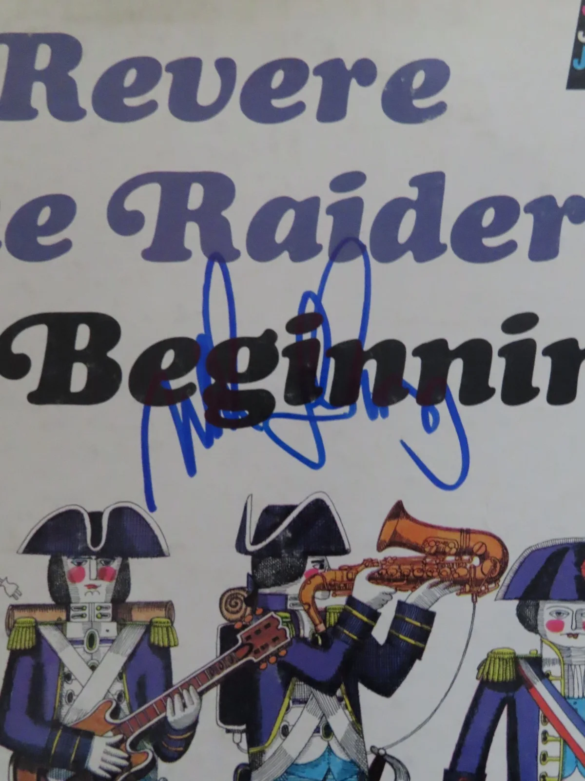 MARK LINDSAY signed PAUL REVERE & THE RAIDERS In The Beginnings 1966 Record, image 2