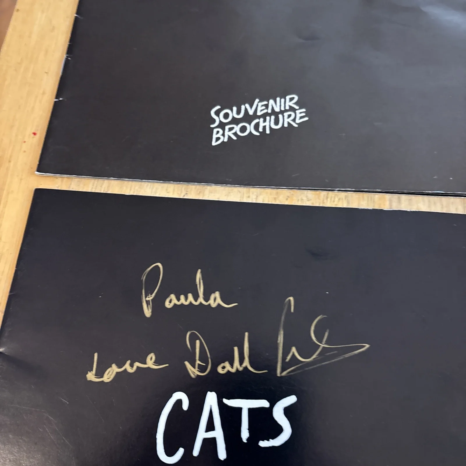 Cats Broadway Souvenir Book Autograph Signed, image 2