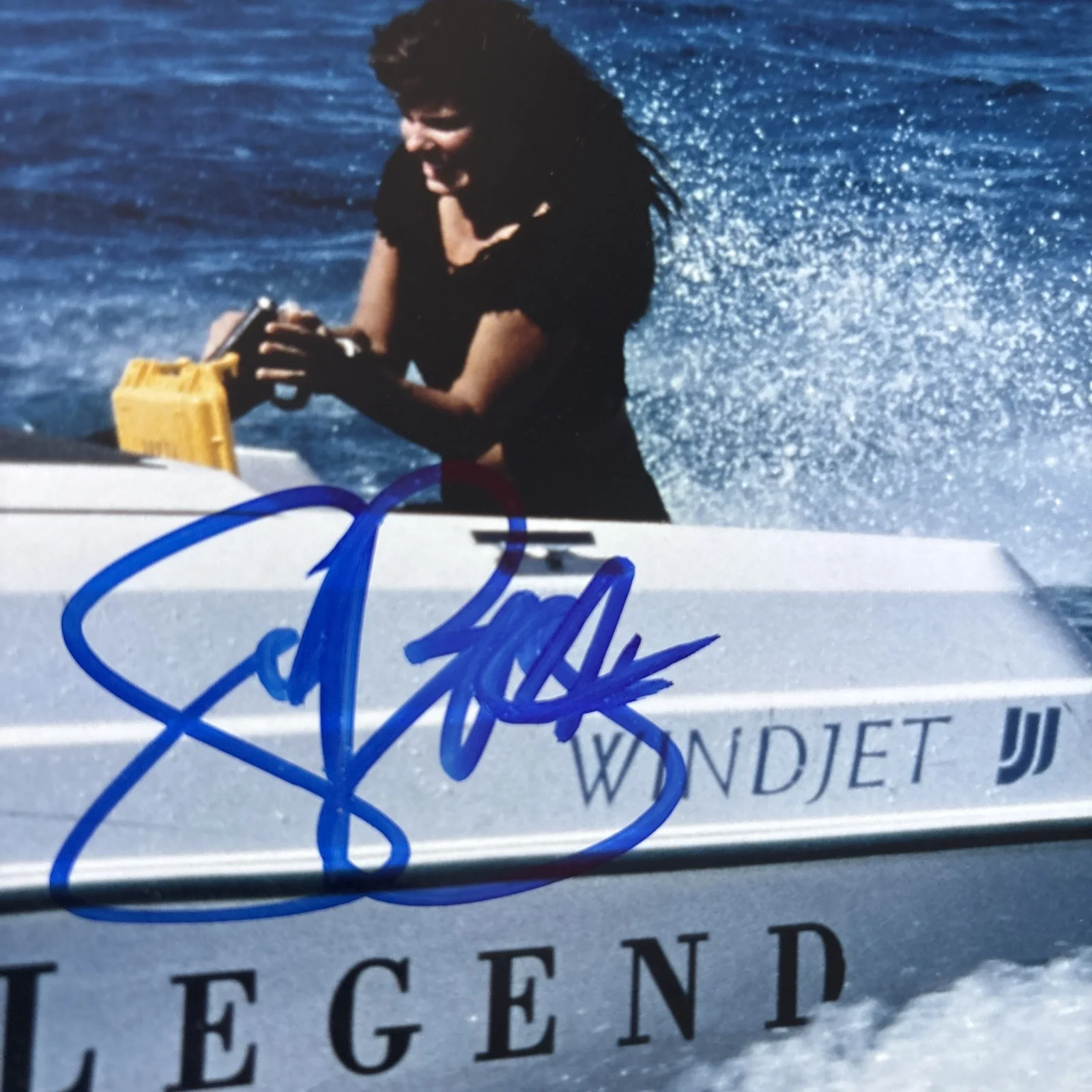 SANDRA BULLOCK, WILLEM DAFOE — Sandra Bullock Willem Dafoe Jason Patric 'Speed 2' Autographed 8x10 photo w/ CoA, изображение 2