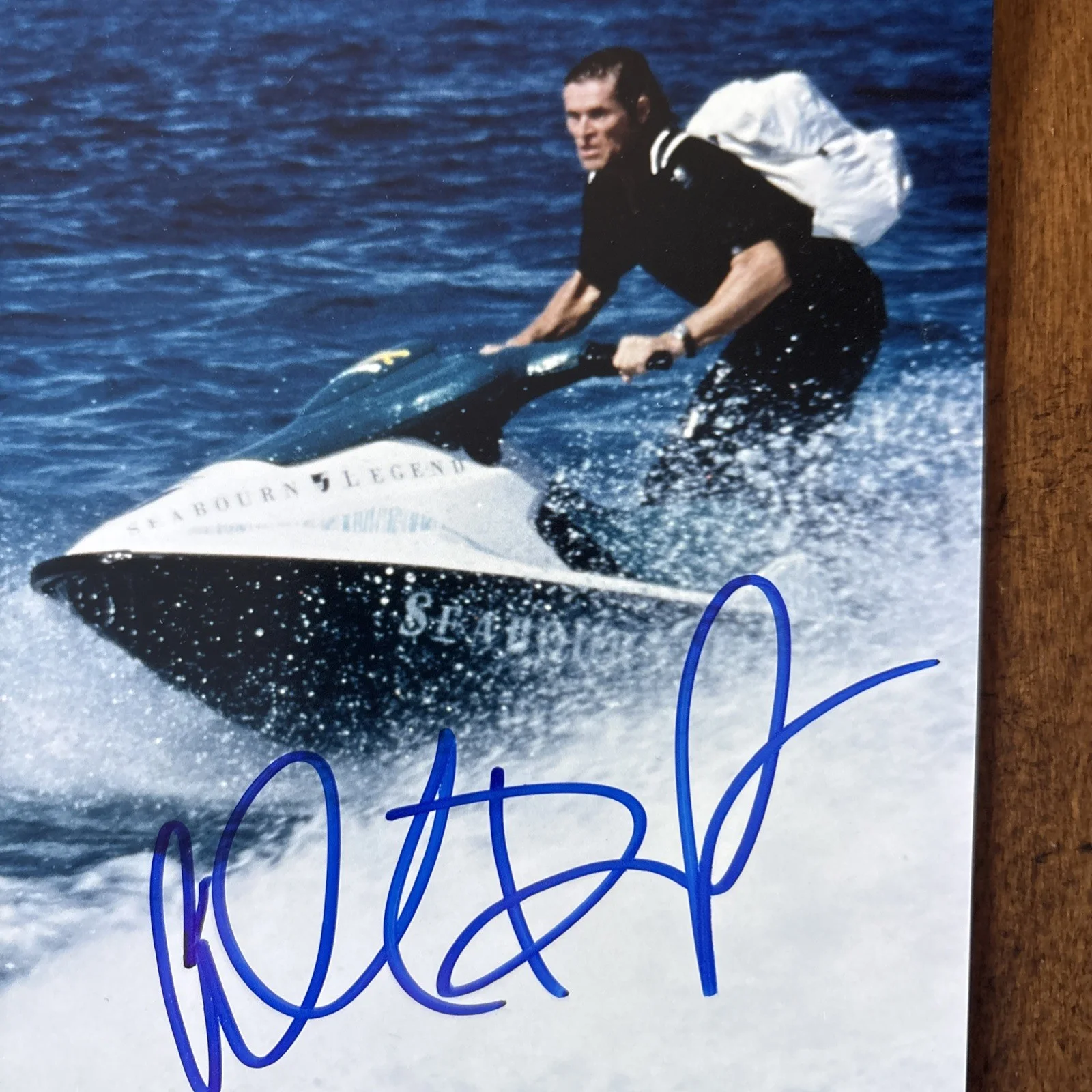 SANDRA BULLOCK, WILLEM DAFOE — Sandra Bullock Willem Dafoe Jason Patric 'Speed 2' Autographed 8x10 photo w/ CoA, изображение 3
