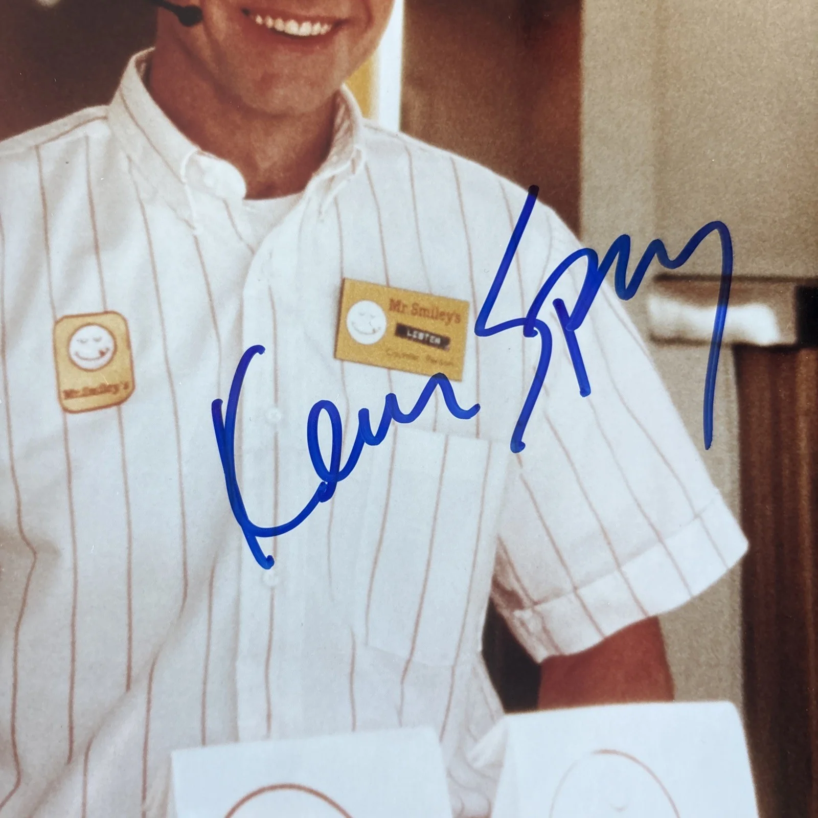 Kevin Spacey — Vintage Original Kevin Spacey 8x10 Signed Autograph Early 1990s Photo, image 2