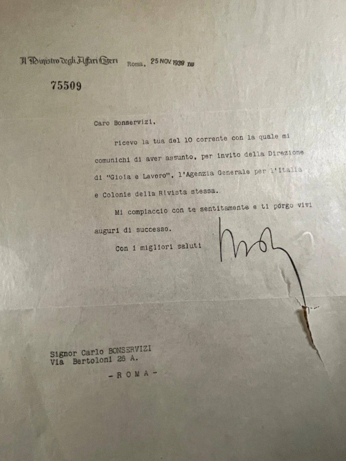 Lot of Letters Italian Propaganda WWII 1932-1938, изображение 3