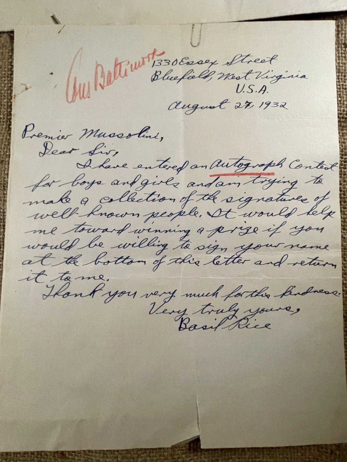 Lot of Letters Italian Propaganda WWII 1932-1938, изображение 5