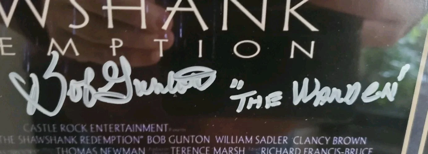 NICE FRAMED & MATTED 11x17 Bob Gunton "The Warden" Signed Autographed Photo JSA, изображение 2