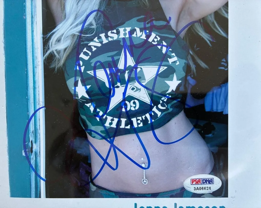 Jenna Jameson — JENNA JAMESON PSA/DNA CERTIFIED AUTO - 8x10 COLOR PHOTOGRAPH WITH CERTIFICATION, image 2