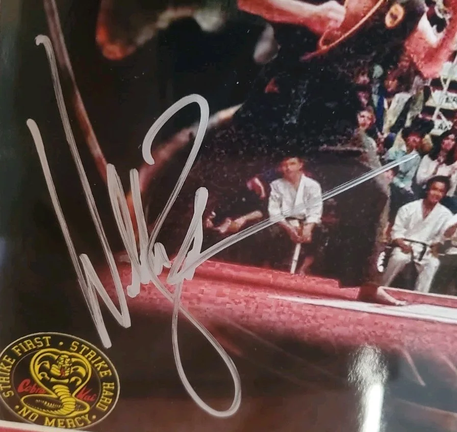 William Zabka — NICE FRAMED & MATTED William Zabka Autographed 11x14 Photo "Karate Kid" BAS COA, изображение 3