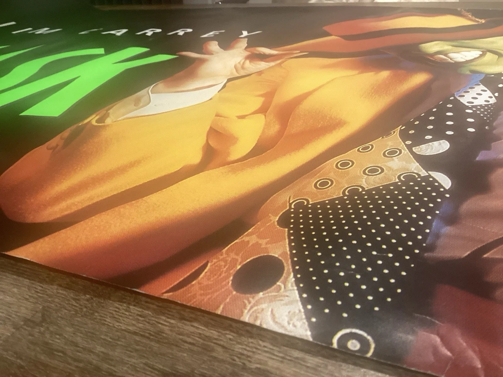 THE MASK 1994 Original Movie Cinema Quad Poster Jim Carrey Cameron Diaz, изображение 3