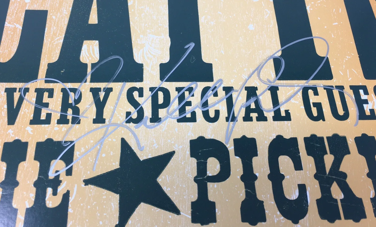 Rascal Flatts & Kellie Pickler SIGNED Autographed Hatch Show JSA Autograph COA, image 2