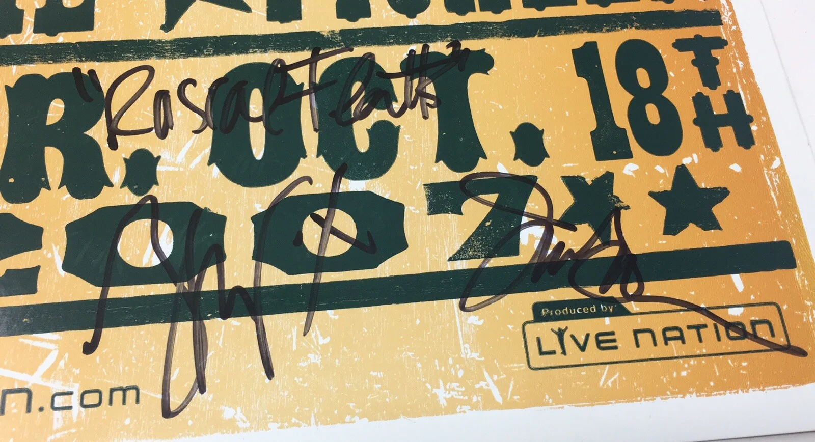 Rascal Flatts & Kellie Pickler SIGNED Autographed Hatch Show JSA Autograph COA, image 3