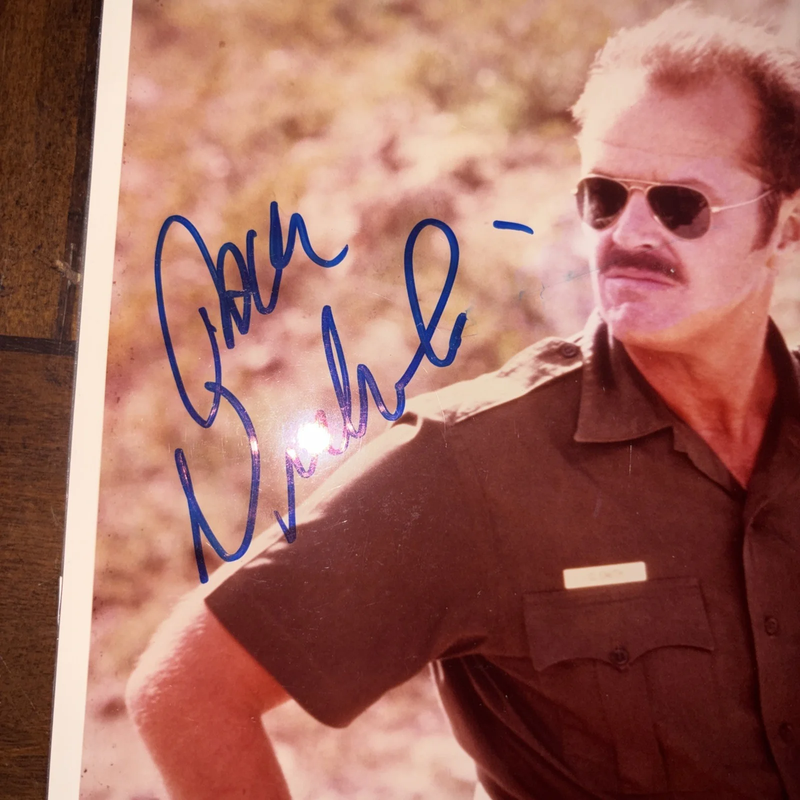 Jack Nicholson — Jack Nicholson Autograph With COA “The Border” 1982, image 2