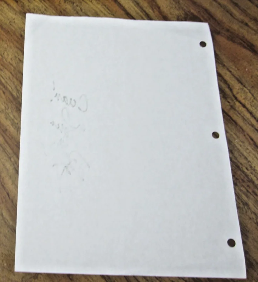 Kirsten Vangsness — Kirsten Vangsness Signed 8.5X11 Script Page "Criminal Minds" Penelope Garcia, image 2