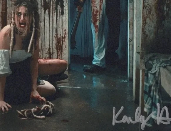 David Howard Thornton, Kailey Hyman — "Terrifier 2" 'DAVID HOWARD THORNTON' & 'KAILEY HYMAN' Signed 8x10 Photo W/COA., image 3