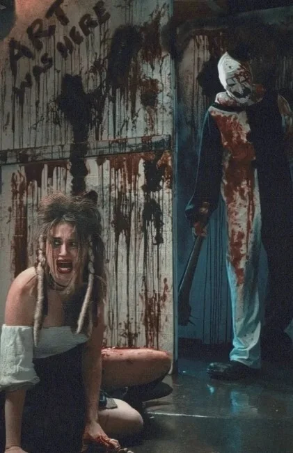 David Howard Thornton, Kailey Hyman — "Terrifier 2" 'DAVID HOWARD THORNTON' & 'KAILEY HYMAN' Signed 8x10 Photo W/COA., image 4