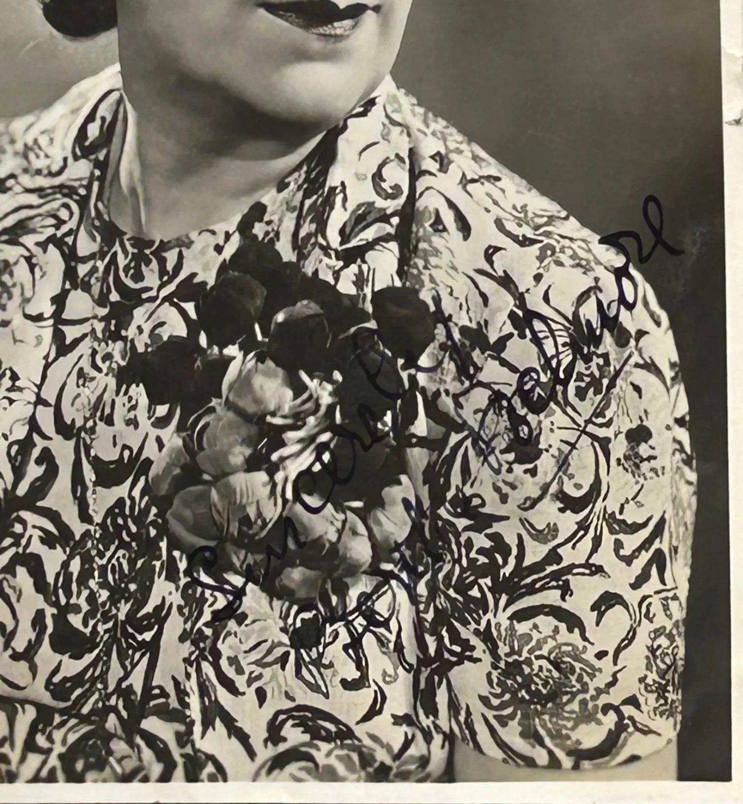 BERTHA BELMORE—SIGNED PHOTO—Comic Star—WC FIELDS•WILL HAY•A+K HEPBURN•LARRY HART, image 4