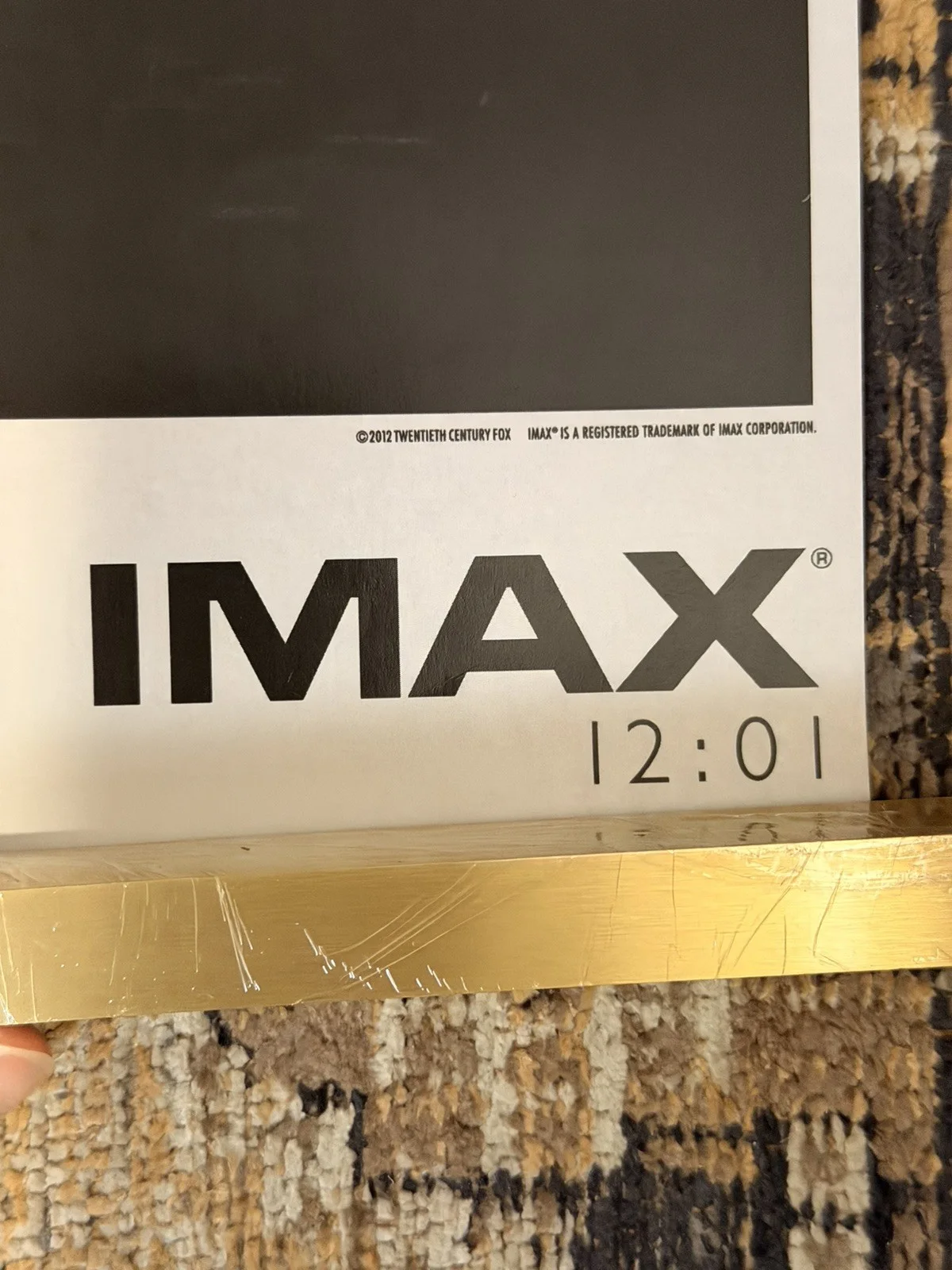 Prometheus 13.5"X20" Original Promo Movie Poster IMAX Nr. Mint Ridley Scott, изображение 4