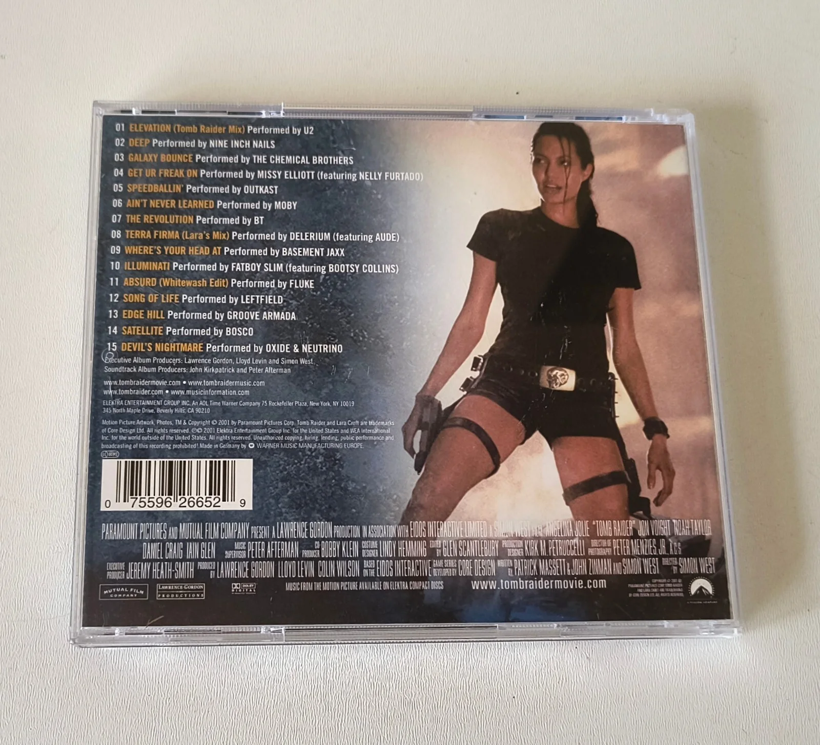 Lara Croft Tomb Raider CD. Music From The Motion Picture 2001. Music CD, image 3
