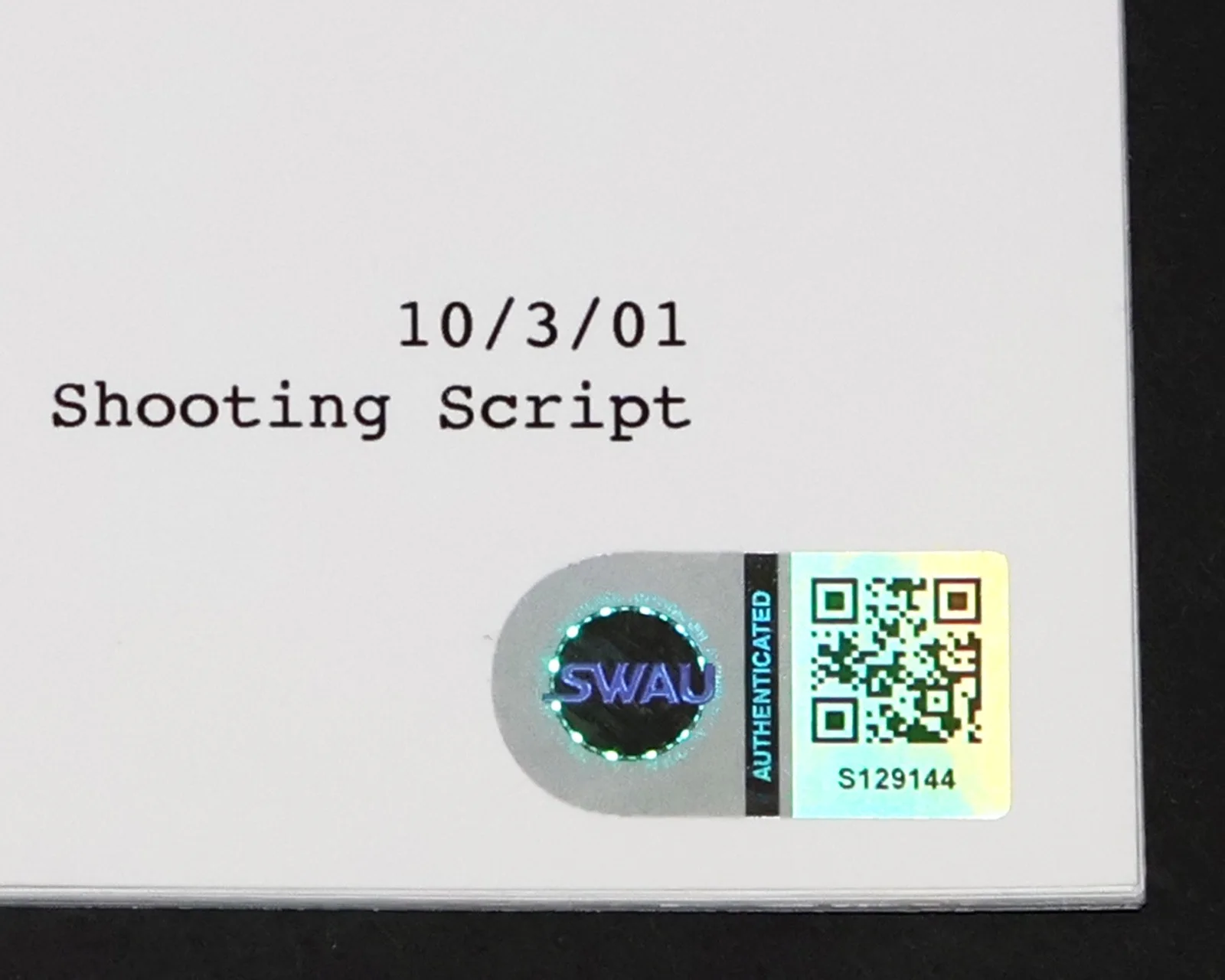 Naomi Watts — NAOMI WATTS Signed THE RING Full Movie SCRIPT autograph + SWAU COA, изображение 2