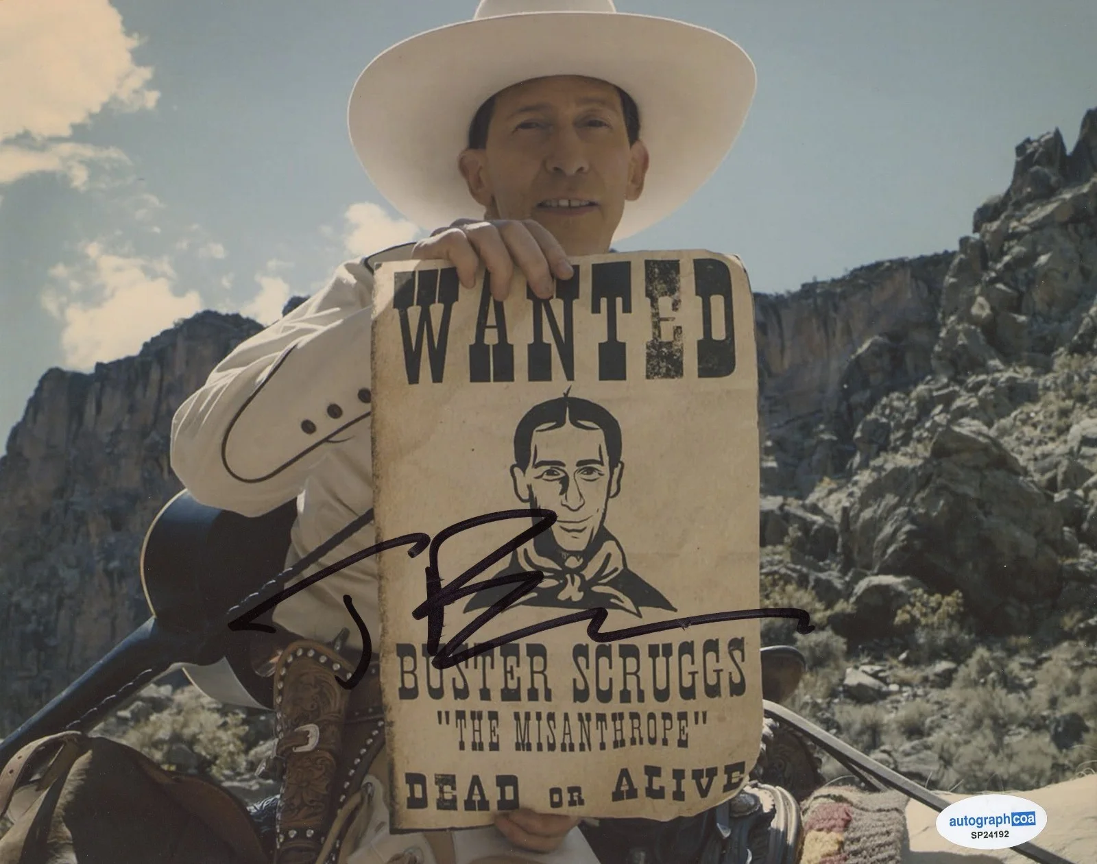 Tim Blake Nelson — Tim Blake Nelson Signed Autographed BALLAD OF BUSTER SCRUGGS 8x10 Photo ACOA A, изображение 2