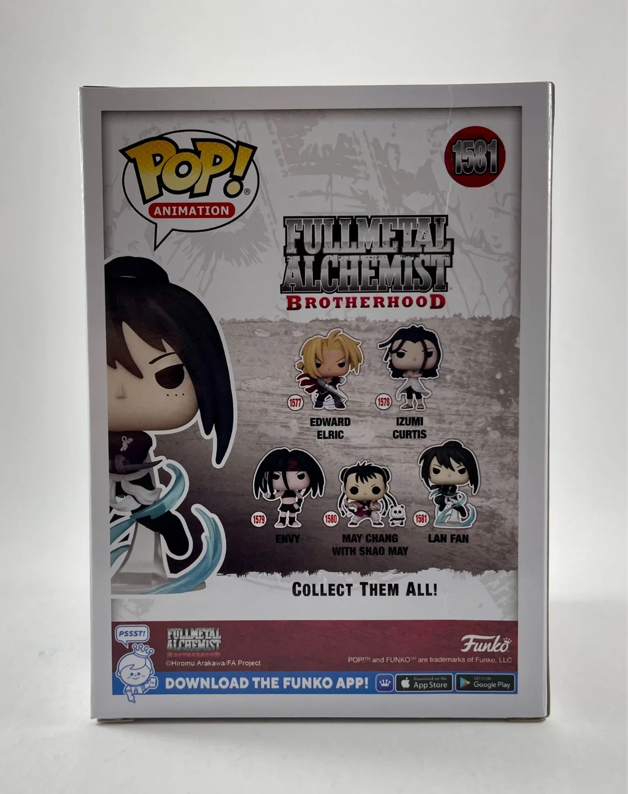 Trina Nishimura — Trina Nishimura Signed Full Metal Alchemist Lan Fan Funko POP Vinyl 1581 JSA COA, изображение 4