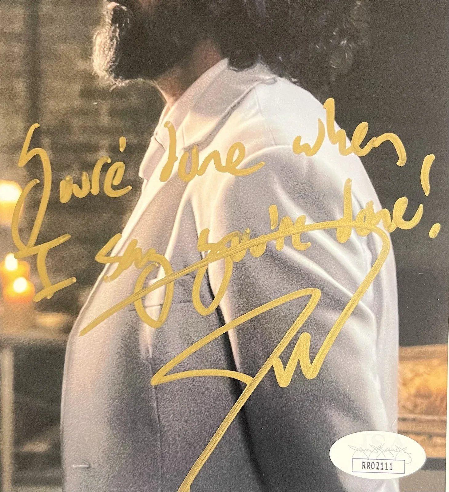 David Haydn-Jones, Jeffrey Vincent Parise — Jeffrey Vincent Parise & David Hayden-Jones Supernatural 8x10 Signed Ketch/Asmod, изображение 3