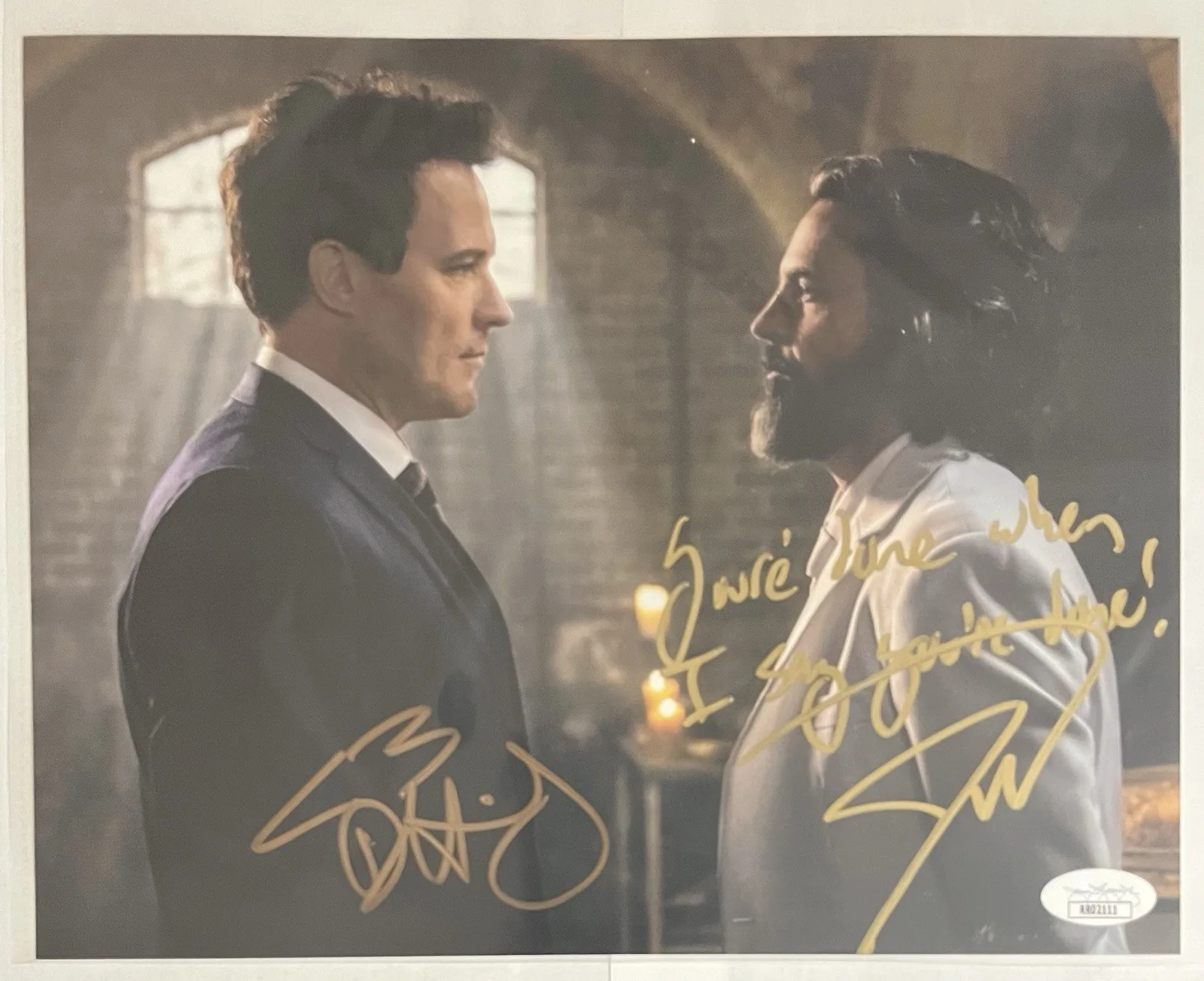 David Haydn-Jones, Jeffrey Vincent Parise — Jeffrey Vincent Parise & David Hayden-Jones Supernatural 8x10 Signed Ketch/Asmod, изображение 5