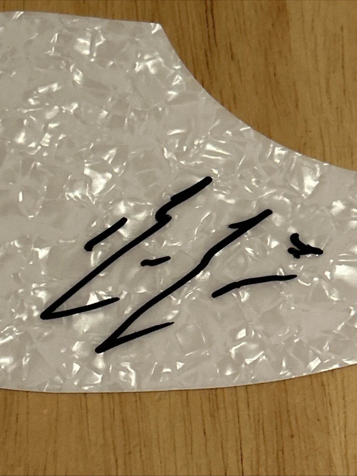 Bailey Zimmerman Country Music Autographed Pick Guard JSA Certified, image 2