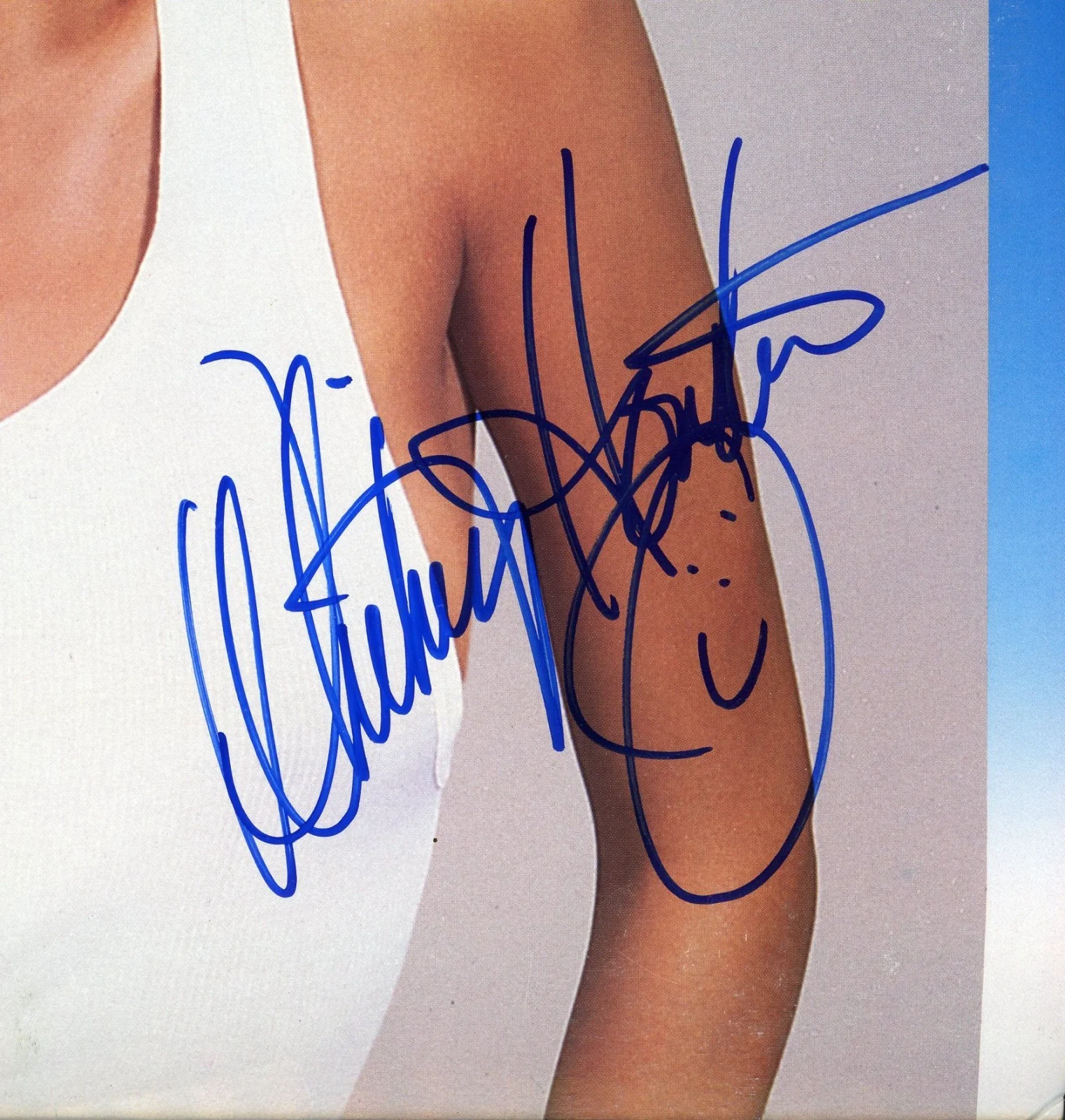 Whitney Houston ~ Signed 'Whitney' (1987) LP Album Full Signature ~ PSA DNA, image 3