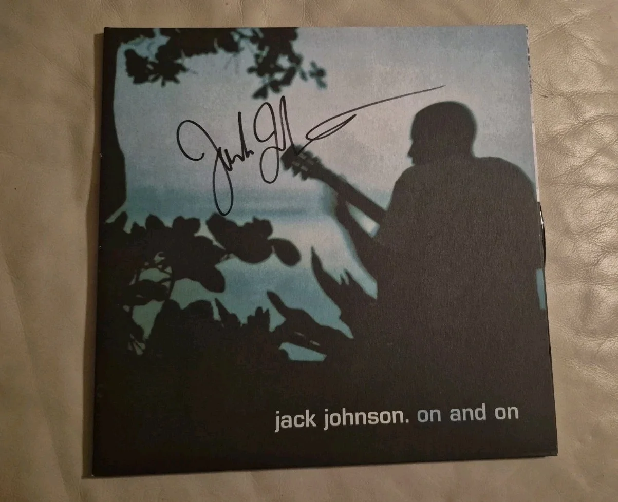 Jack Johnson Signed Autographed 3 Lp Set, image 5